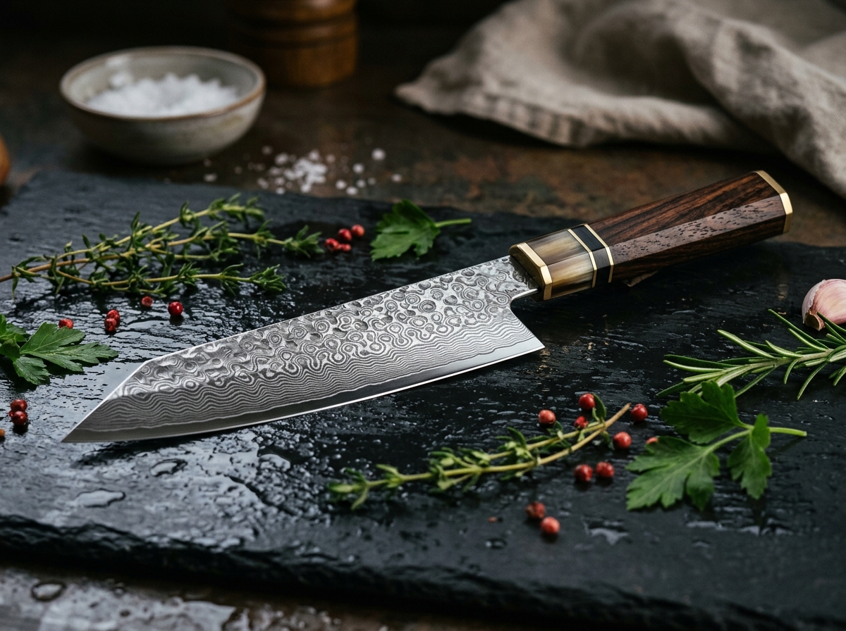Imperial Kiritsuke Damascus Knife